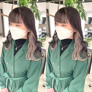 ロング カラー 渋谷:インナーカラー ／🍒エリカ🍒のヘアスタイル