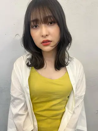 ミディアム 🍃透明感スタイル yu-ka🍃のヘアスタイル