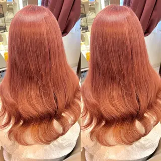 カラー ヘアメ🎀推しカラー 🥣横浜/しほ🧸のヘアスタイル