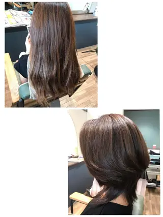 ミディアム カラー Ray hair 春日部のヘアスタイル