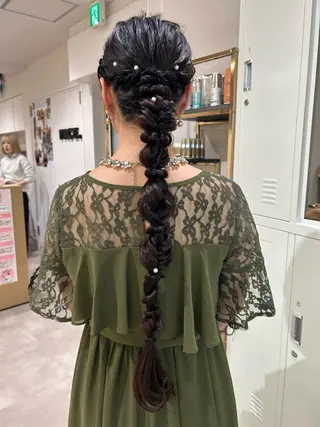 ロング ヘアアレンジ 横浜カラー/ブリーチ SAKI💫のヘアスタイル