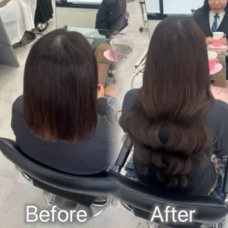 ロング エクステ🫧アレンジ ￤横浜  ももはのヘアスタイル