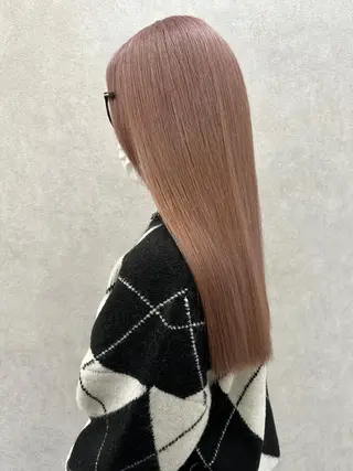 カラー 🌟透明感カラー× 小顔カット いっせいのヘアスタイル