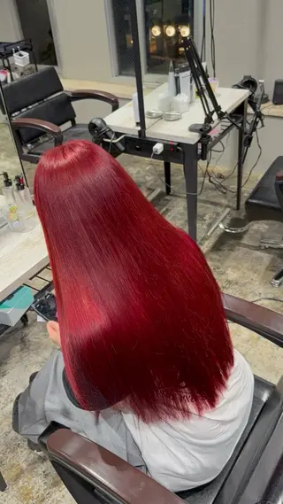 ロング 渋谷ケアブリーチ ❤️‍🔥徳田空悟のヘアスタイル