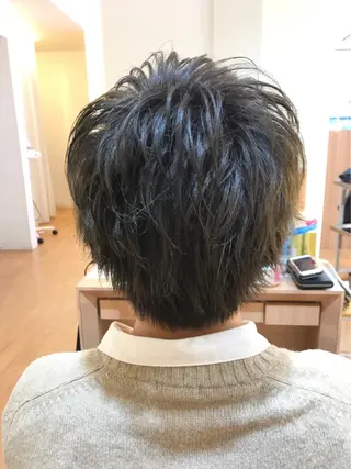 ショート パーマ メンズ メンズカット 三村洸斗のヘアスタイル