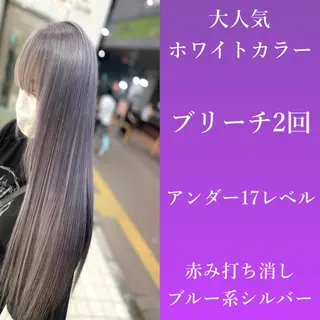 ロング ブリーチ/バレイヤ ージュ川端裕司のヘアスタイル