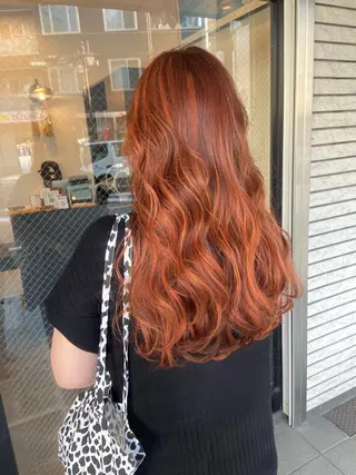 ロング 柏韓国ヘア 白石芽衣のヘアスタイル