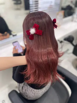 セミロング カラー 💗トレンドモテヘア Natsumi 💗のヘアスタイル