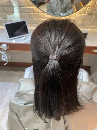 ミディアム cloe中目黒店所属・Cloe中目黒店 さなのヘアスタイル