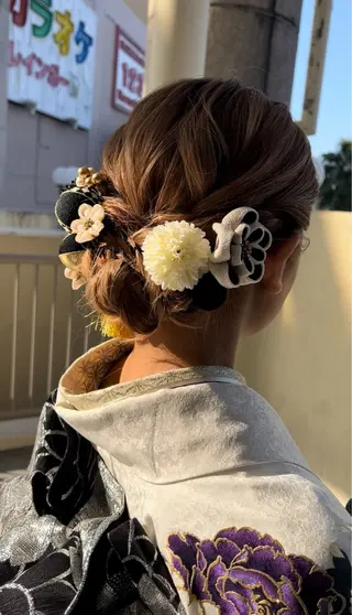 ヘアアレンジ Meg/艶髪カラー× 髪質改善/中崎町のヘアスタイル