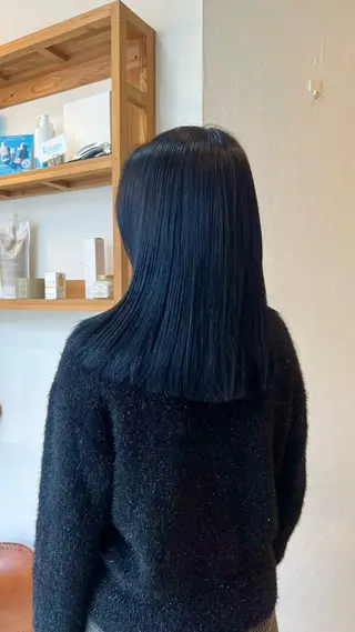ミディアム カラー ミディアムレイヤー/ 艶カラー🎀 emiのヘアスタイル