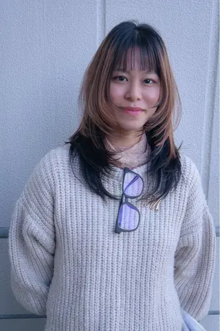 セミロング GRIP/ 名古屋駅徒歩1分のヘアスタイル