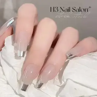 ネイル H3 Nail Tsuki🦋💙のネイルデザイン