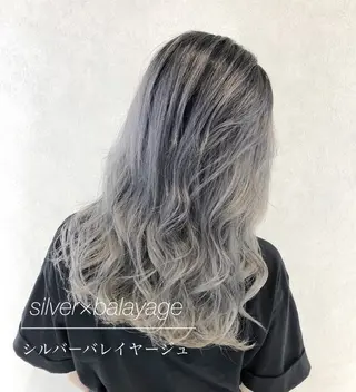 セミロング カラー 🦋シールエクステ /韓国/リアラ🦋のヘアスタイル