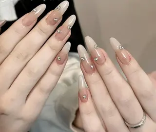 ネイル By moonネイル 🌷ワンホン/韓国風のネイルデザイン