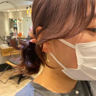 ヘアアレンジ 顔周りカット・相談 レイヤーも◎しずくのヘアスタイル