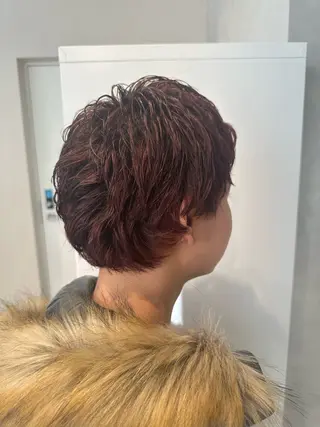 ショート メンズ 渋谷うる艶カラー 🦊あらし🦊のヘアスタイル