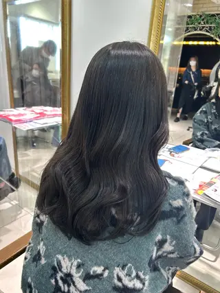 ロング カラー 透明感カラー 古山 結季🌙🖤のヘアスタイル