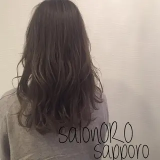 ロング カラー 池田 真由美のヘアスタイル