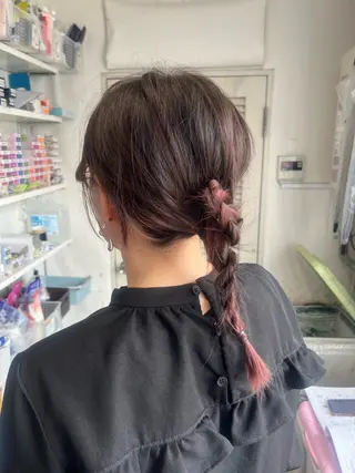 セミロング ヘアアレンジ Topstylist YUKIのヘアスタイル