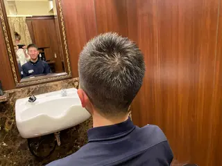 ショート メンズ 浅見 天翔のヘアスタイル