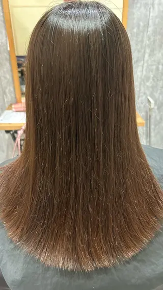 ロング 似合わせ 顔周りYUUGAのヘアスタイル