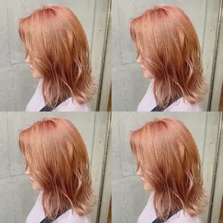 ミディアム カラー box mico. mutsumiのヘアスタイル