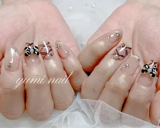 ネイル 𝐲𝐮𝐦𝐢🎀 長さ出しデザイン専門のネイルデザイン