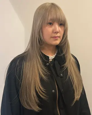ロング Riko/ カットモデル募集❤︎のヘアスタイル