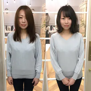 ミディアム カラー 大人可愛いショート* NoWL栗原隆成のヘアスタイル