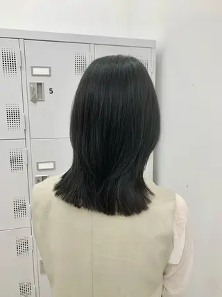 ミディアム カラー 本格ヘッドスパ🌿 ×ヘア 佐藤のヘアスタイル