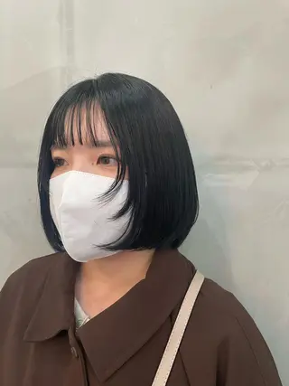 カラー 益 佑夏のヘアスタイル