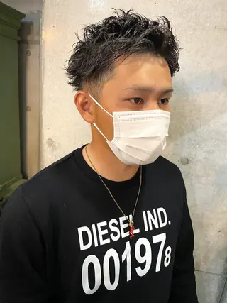 ショート メンズ メンズ特化美容師 ハスイルイのヘアスタイル