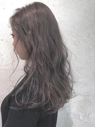 カラー シールエクステ/ ハイトーンカラーのヘアスタイル