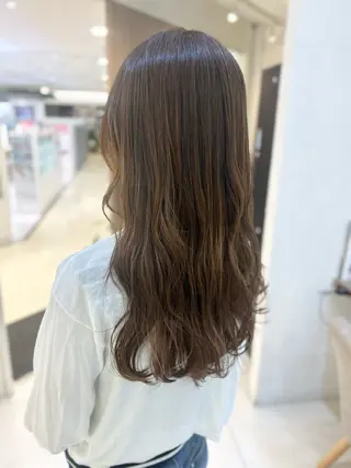 ロング カラー 縮毛矯正/髪質改善/ 艶髪ササキナツミのヘアスタイル