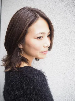 ミディアム カラー 【safric】 NAOのヘアスタイル