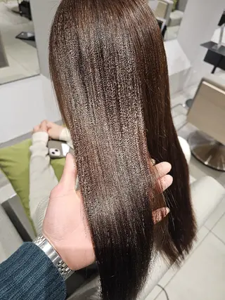 セミロング ✂髪質改善ストレート NO.1 深澤 颯斗のヘアスタイル