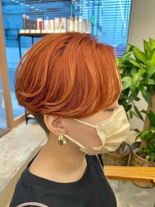 ショート SAEKI【ior 】北千住店ブリーチのヘアスタイル