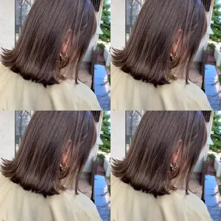 ミディアム カラー 艶髪・酸性ストレート フリツのヘアスタイル