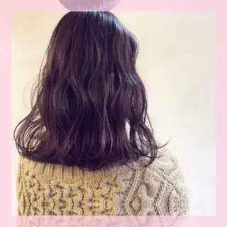 ミディアム カラー 🍒前川 🍒のヘアスタイル