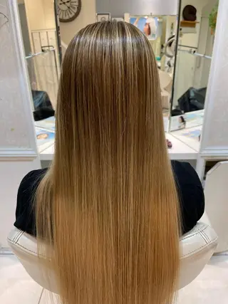 ロング カラー 🌈ぷる艶カラー🌈 髪質改善👑柳沼尚貴のヘアスタイル