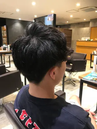 ショート カラー パーマ ヘアアレンジ メンズ キッズ ネイル マツエク・マツパ EnBlesS西宮 マンツーマン神道有基のヘアスタイル