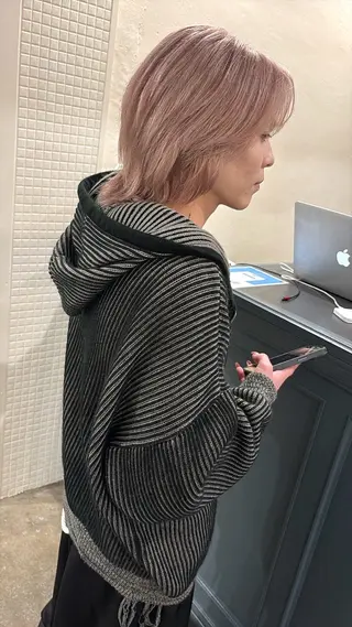 カラー メンズ s. kahoのヘアスタイル