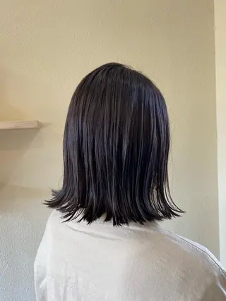 ミディアム カラー 中川 茜里のヘアスタイル