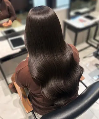 ロング ハルカ🌷ナチュラル 盛れ/韓国ヘアのヘアスタイル