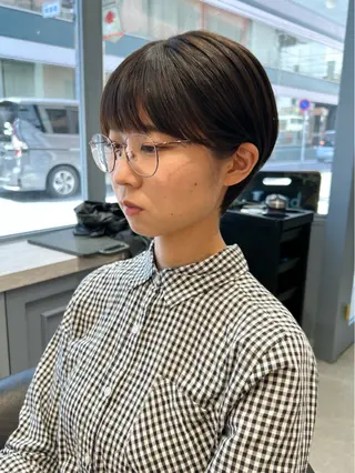 ショート 似合わせショート🌿 ボブ🫧 乾辺真悠子のヘアスタイル