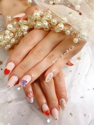 ネイル ラベンダー💖日暮里 ルル💖ネイルのネイルデザイン