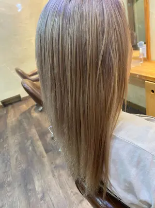 ロング カラー パーマ ヘアアレンジ メンズ キッズ ネイル マツエク・マツパ 🌈髪質改善・美髪矯 正・平野瀬乃🌈のヘアスタイル