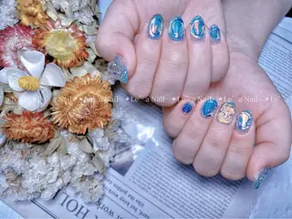 ミディアム カラー ネイル Le’a NailSalonのネイルデザイン