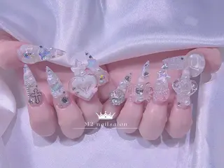 ネイル 長さだし専門店 M2　rikaのネイルデザイン